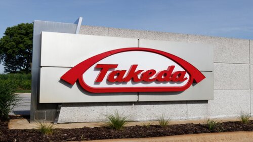 Deerfield - Circa June 2019: Takeda Pharmaceutical Company. Takeda recently acquired Irish drugmaker Shire I