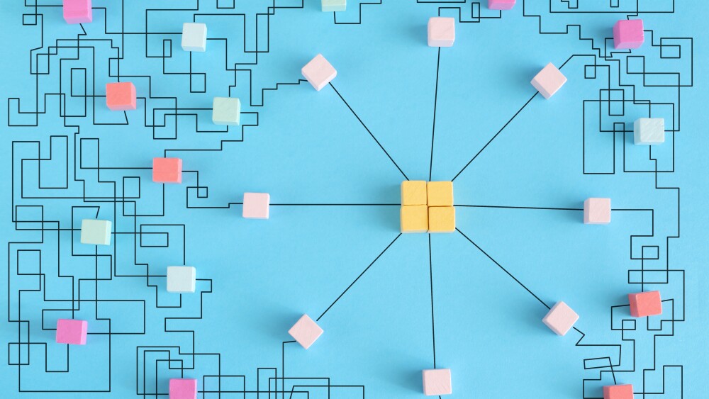 complex messy management, bureaucracy,red tape,organization and innovation,business disruption, complicated business process