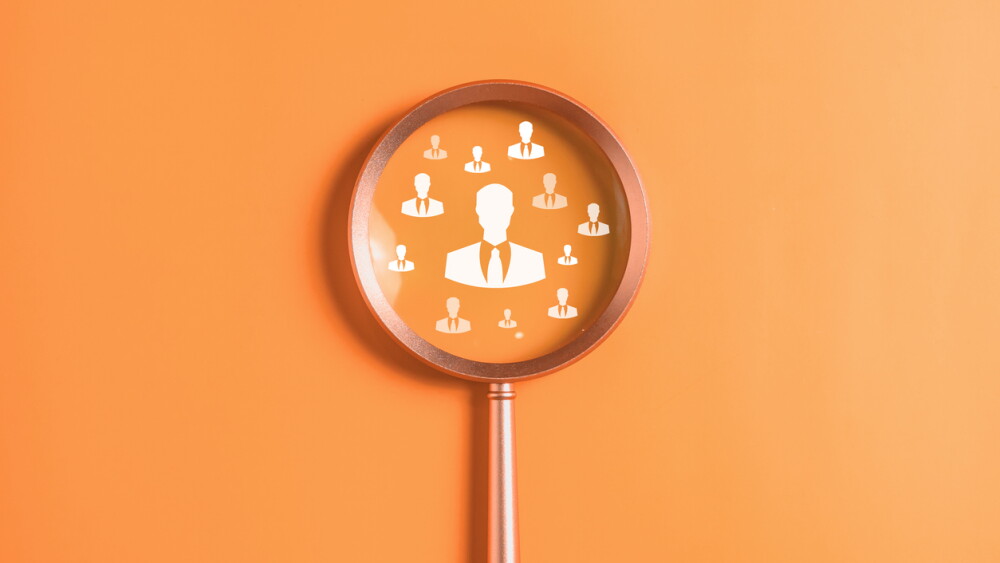 people connection. HR human resource management and Business partner with connection line. High quality photo.