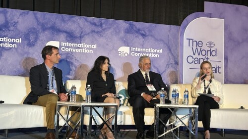 Pictured: (From L) Joe Ross, Camille Bedrosian, Emil Kakkis and Heather McKenzie