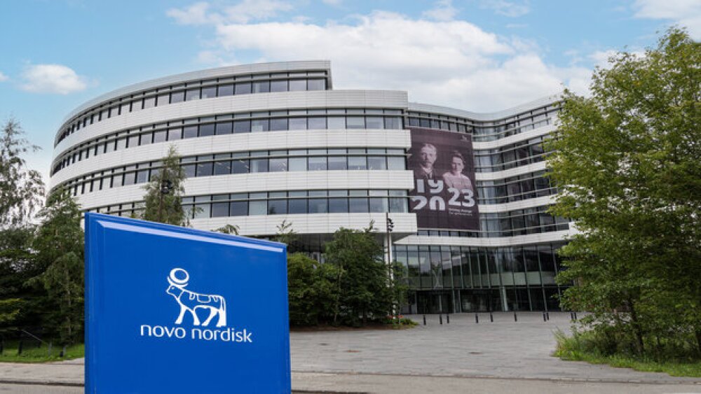 Corporate headquarters of Novo Nordisk in Denmark