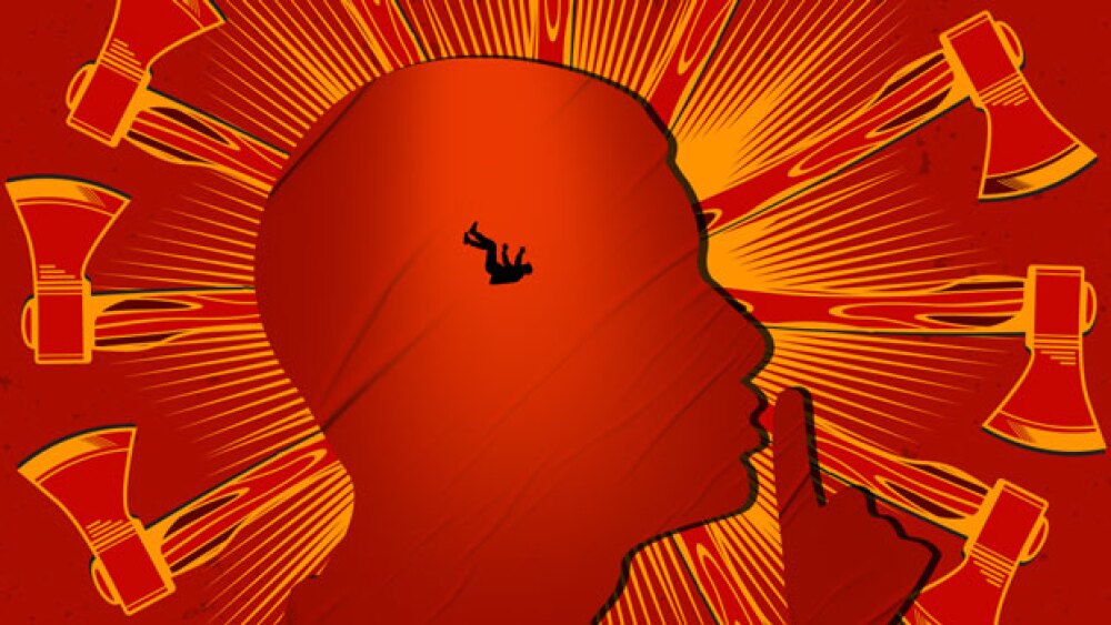 Pictured: a collage depicting a secret layoff/ Nic