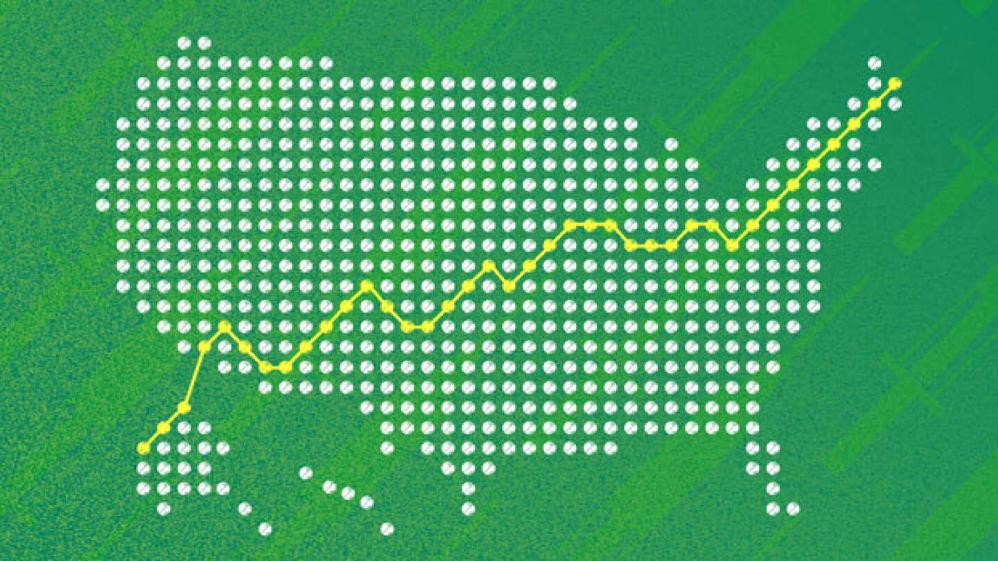 Pictured: Concept of USA pharmaceutical market and