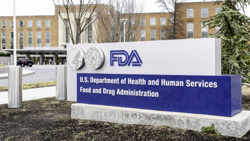 FDA sign outside its office in Maryland