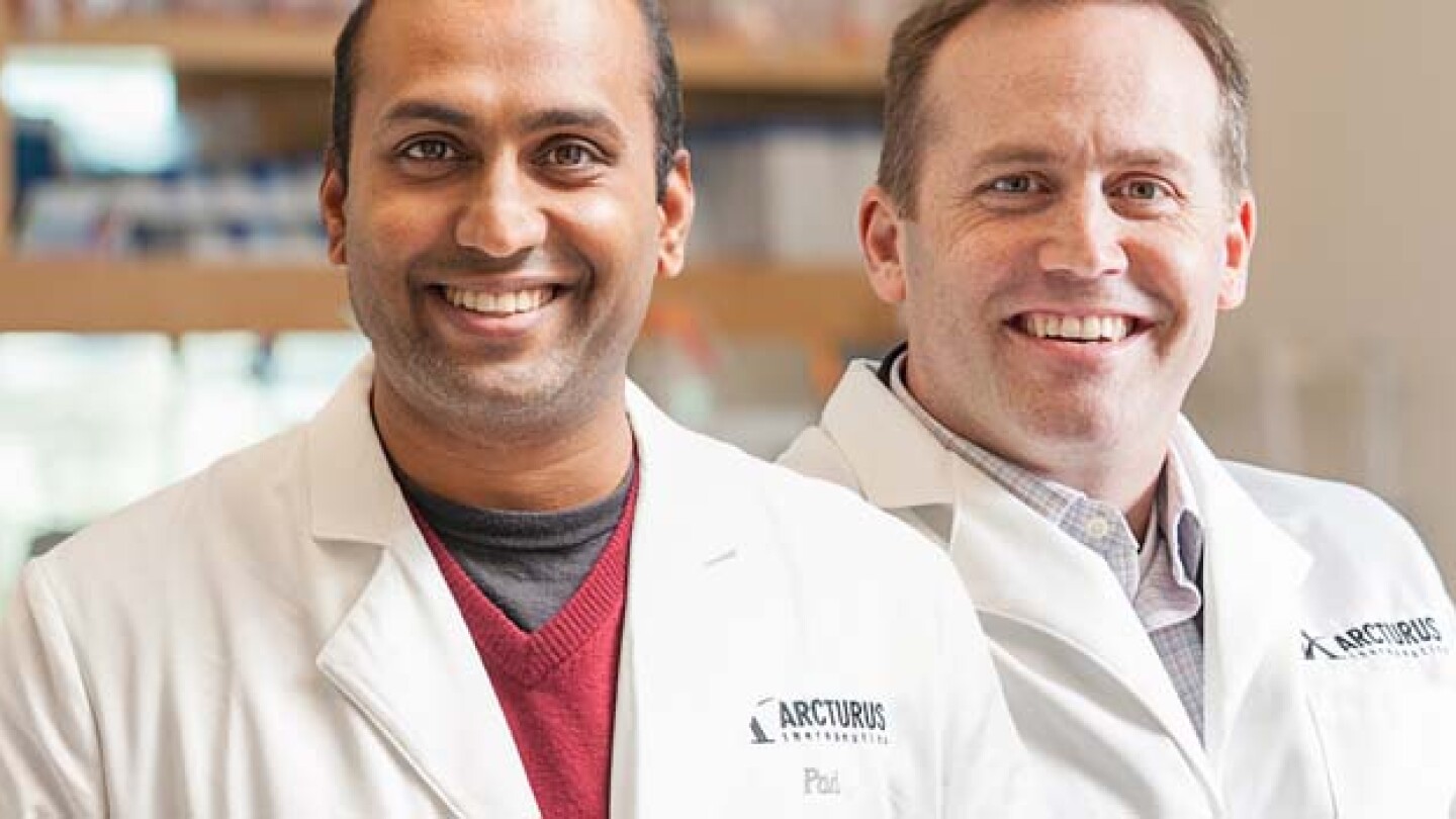 Arcturus co-founders Padmanabh “Pad” Chivukula and