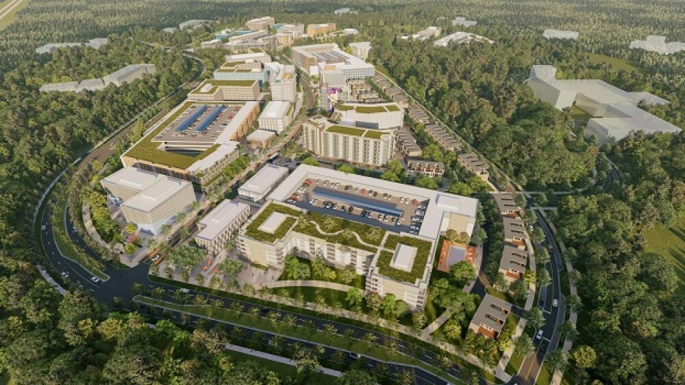 Pictured: 3D rendering of the future of the Rowen/