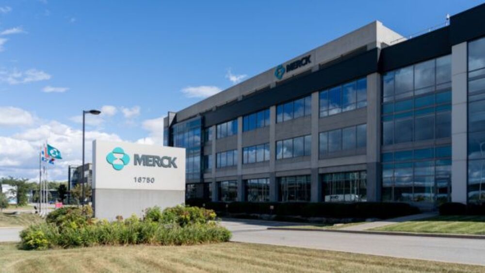 Pictured: Merck office building in Canada
