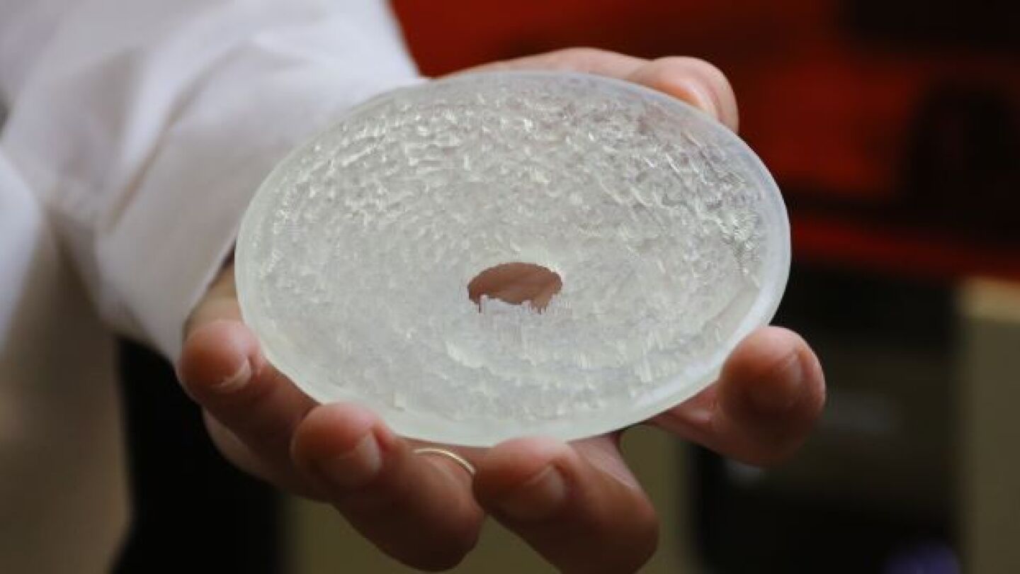 3D-printed acoustic hologram/courtesy of Columbia