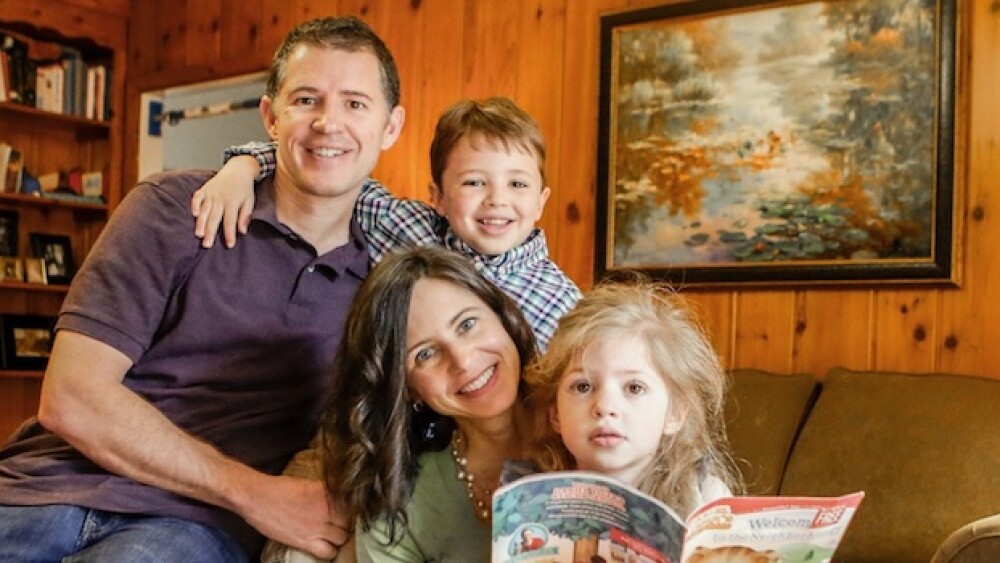 Pictured: Eliza O'Neill, far right (Sanfilippo Typ