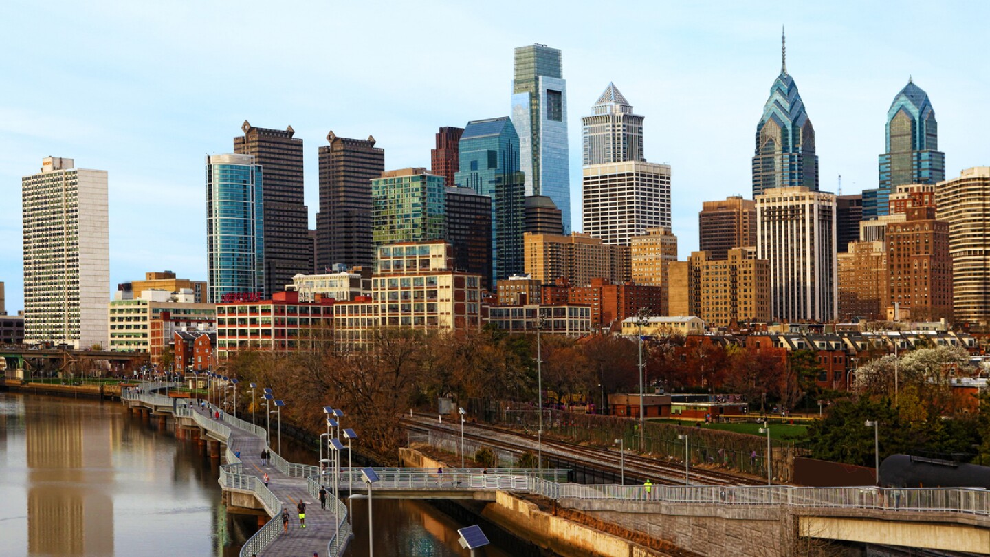 Photo of the Philadelphia skyline