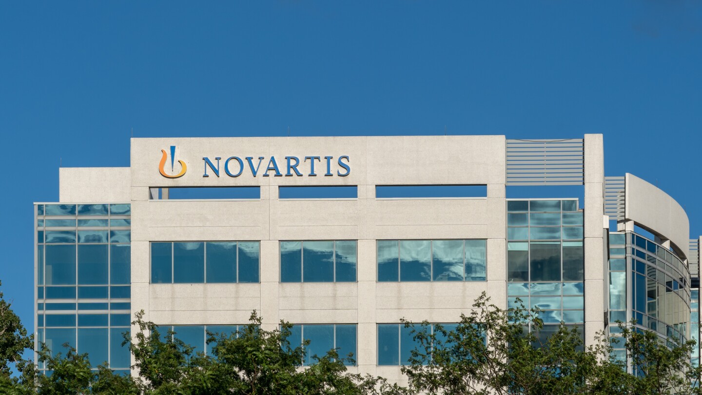 Novartis head office building in Dorval, Quebec, Canada