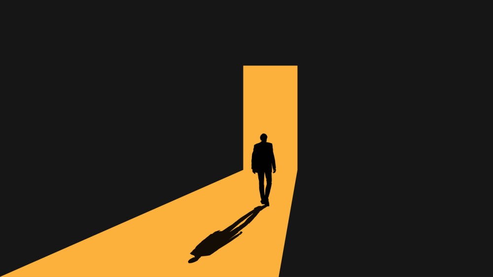 Business people and concepts vector art exit