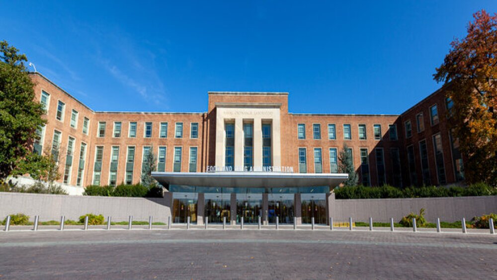 Pictured: Exterior of an FDA building