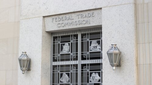 Pictured: Entrance to the FTC's office in Washington, DC