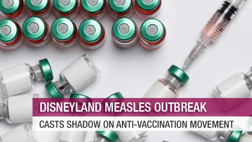 Disneyland Measles Outbreak Casts Shadow on Anti-Vaccination Movement