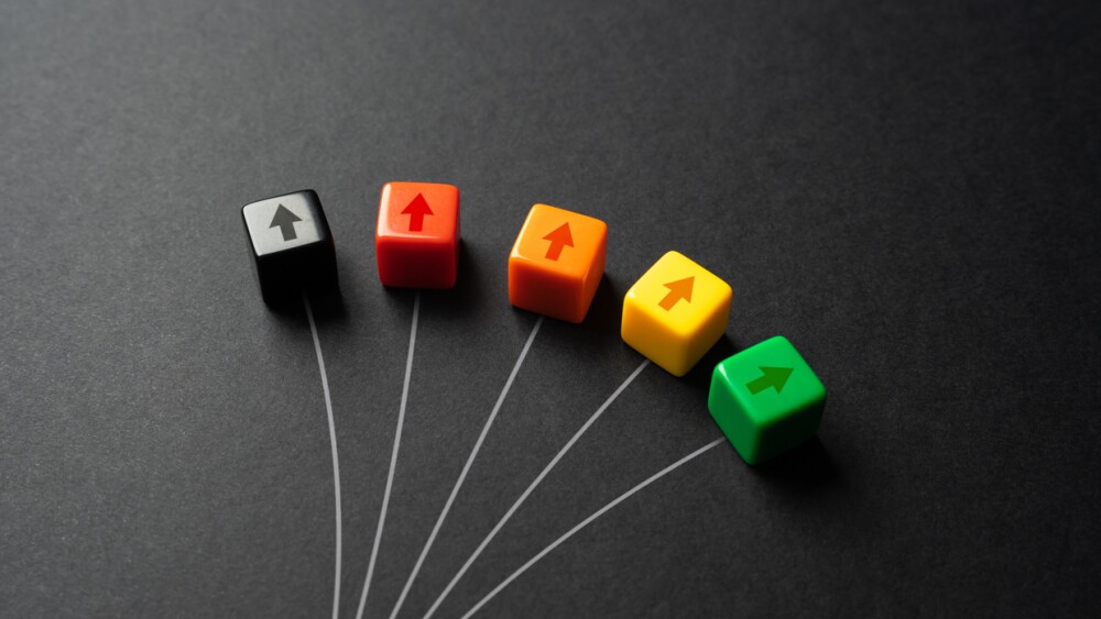 Choosing between two distinct paths, leading to different outcomes and destinations. Visual metaphor.