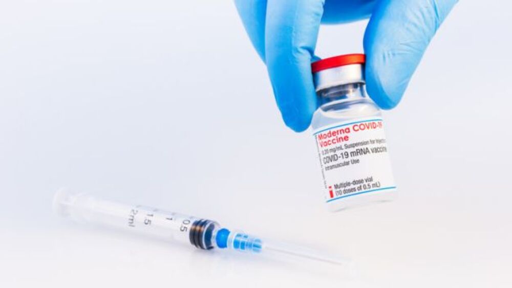 Pictured: Moderna COVID-19 Vaccine/iStock, carmeng