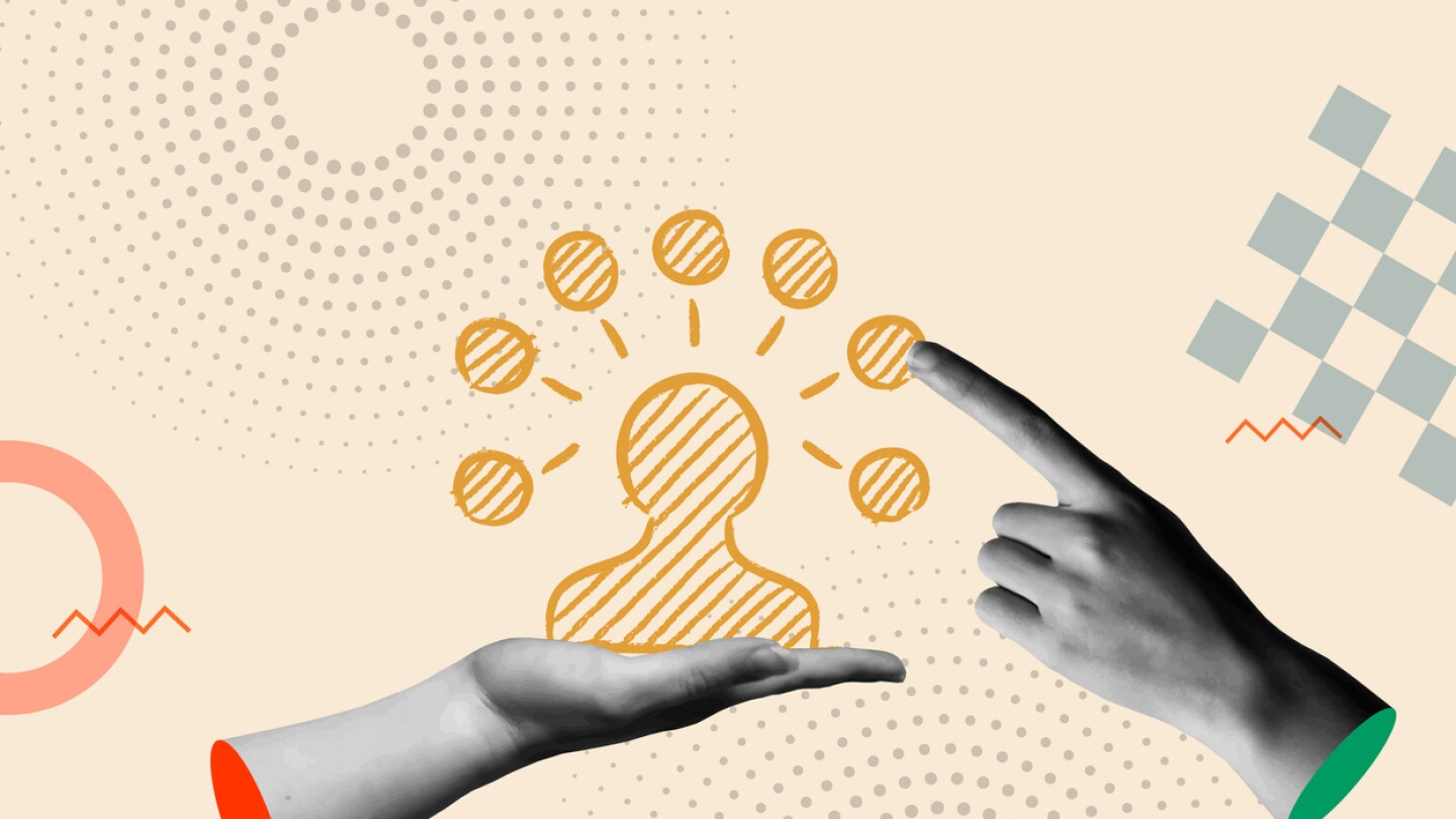 Illustration of collaborative teamwork featuring human hands in retro collage