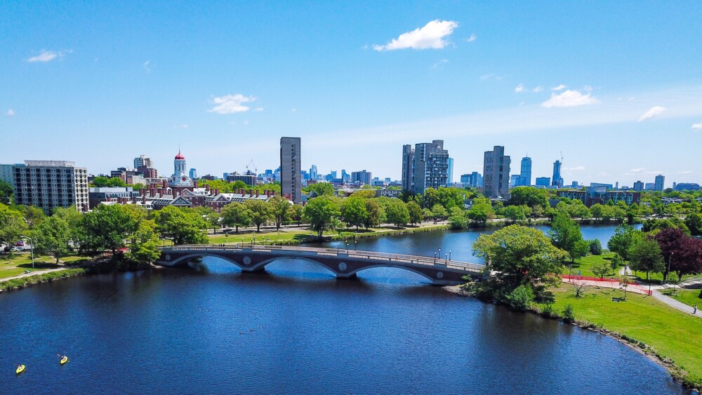 Weeks Bridge of Harvard University
