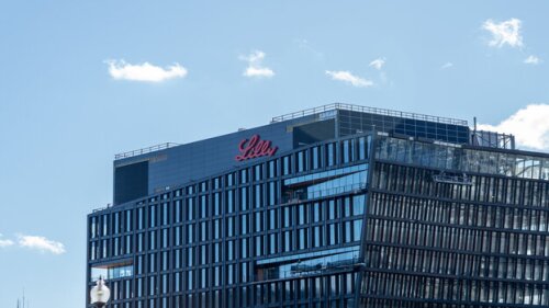 Lilly Institute for Genetic Medicine building in Boston, Ma, USA, on November 11, 2023. Eli Lilly and Company is an American pharmaceutical company.
