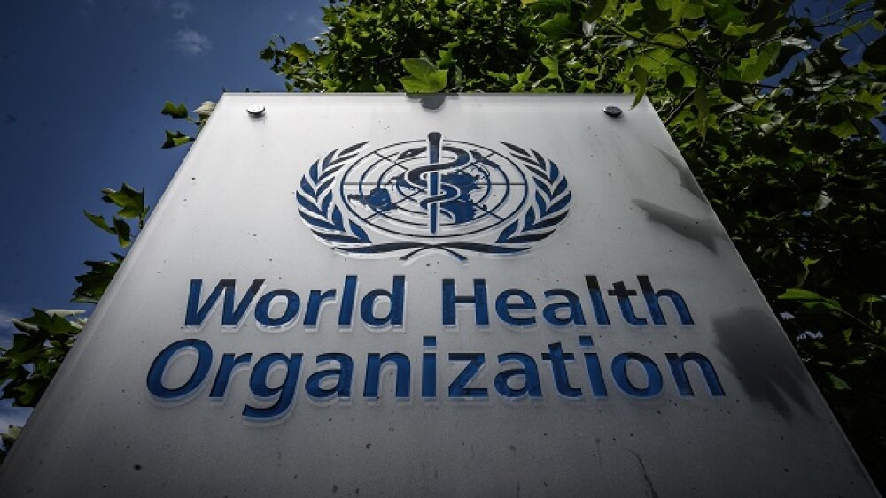 Pictured: World Health Organization sign/Fabrice C