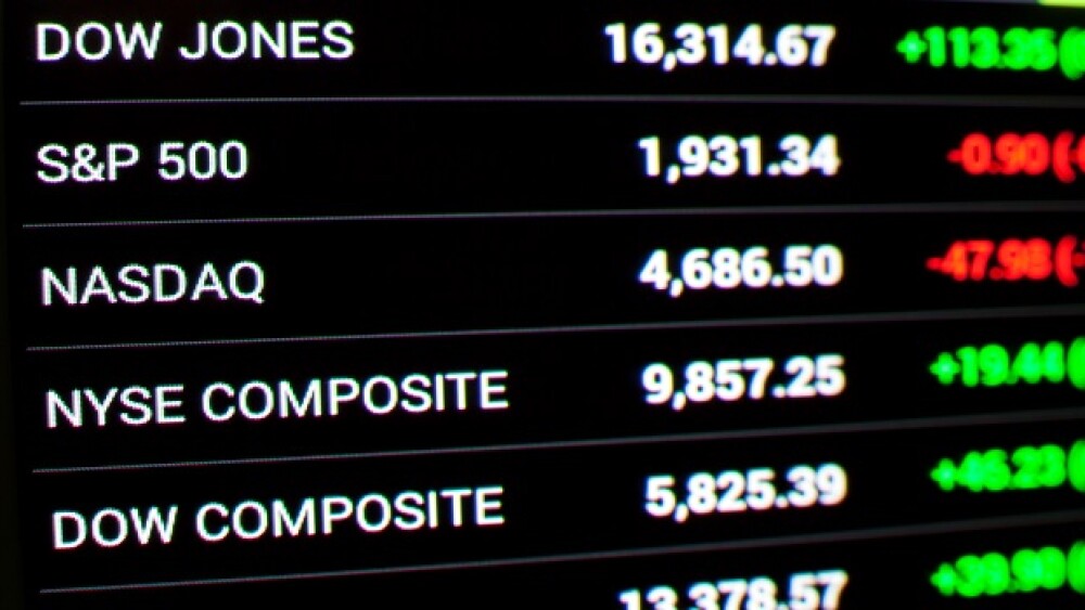 united states stock market chart,Stock market data on LED display concept