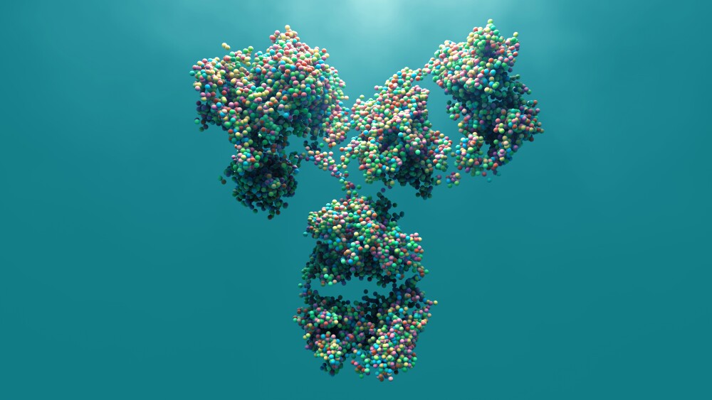 3d illustration Antibody