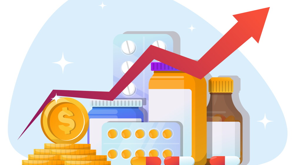concept of rising drug prices
