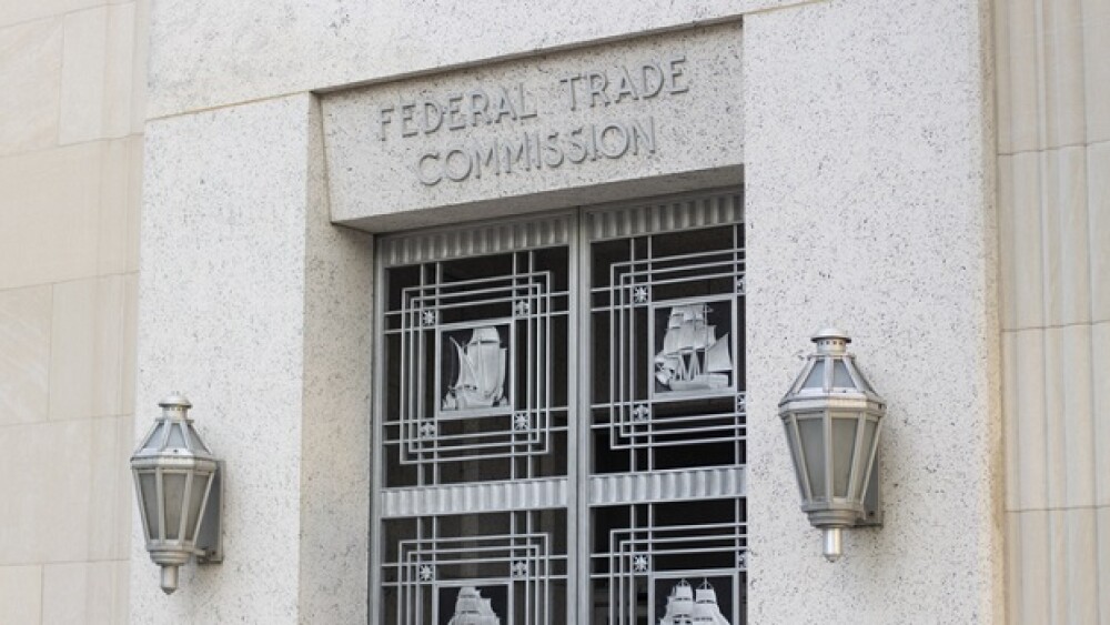 Pictured: Entrance to the FTC's office in Washington, DC