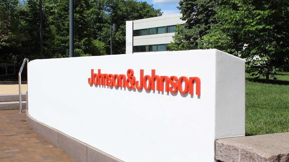Johnson and Johnson sign