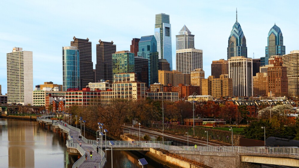 Photo of the Philadelphia skyline
