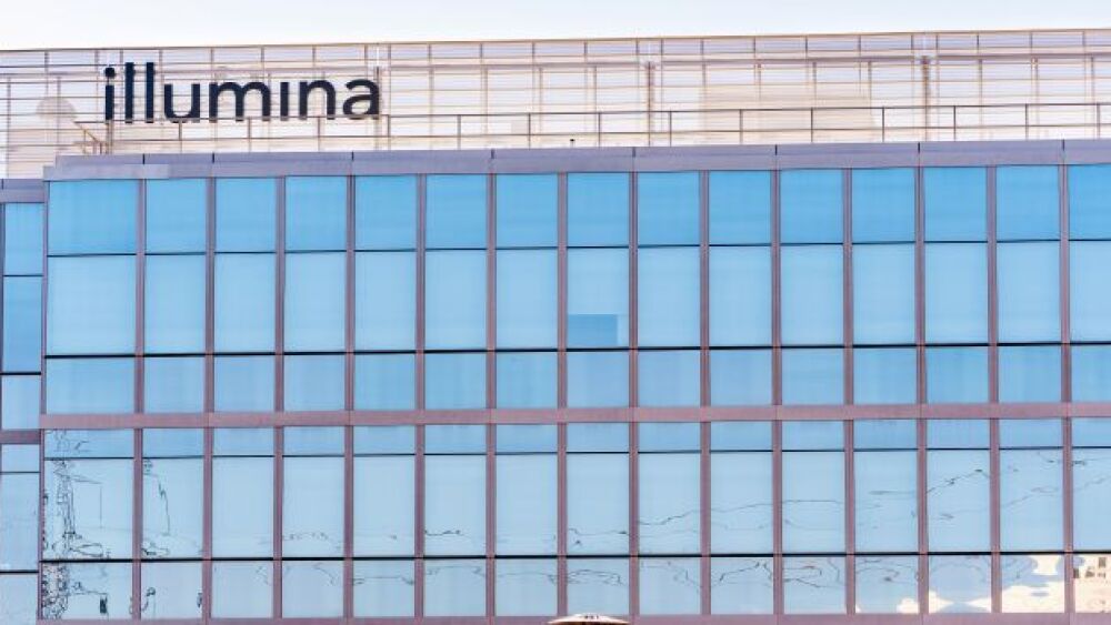 Pictured: Illumina sign on a building/Courtesy of