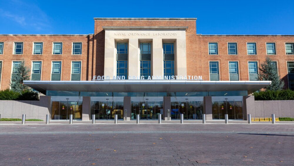 Facade of the FDA's office in Maryland