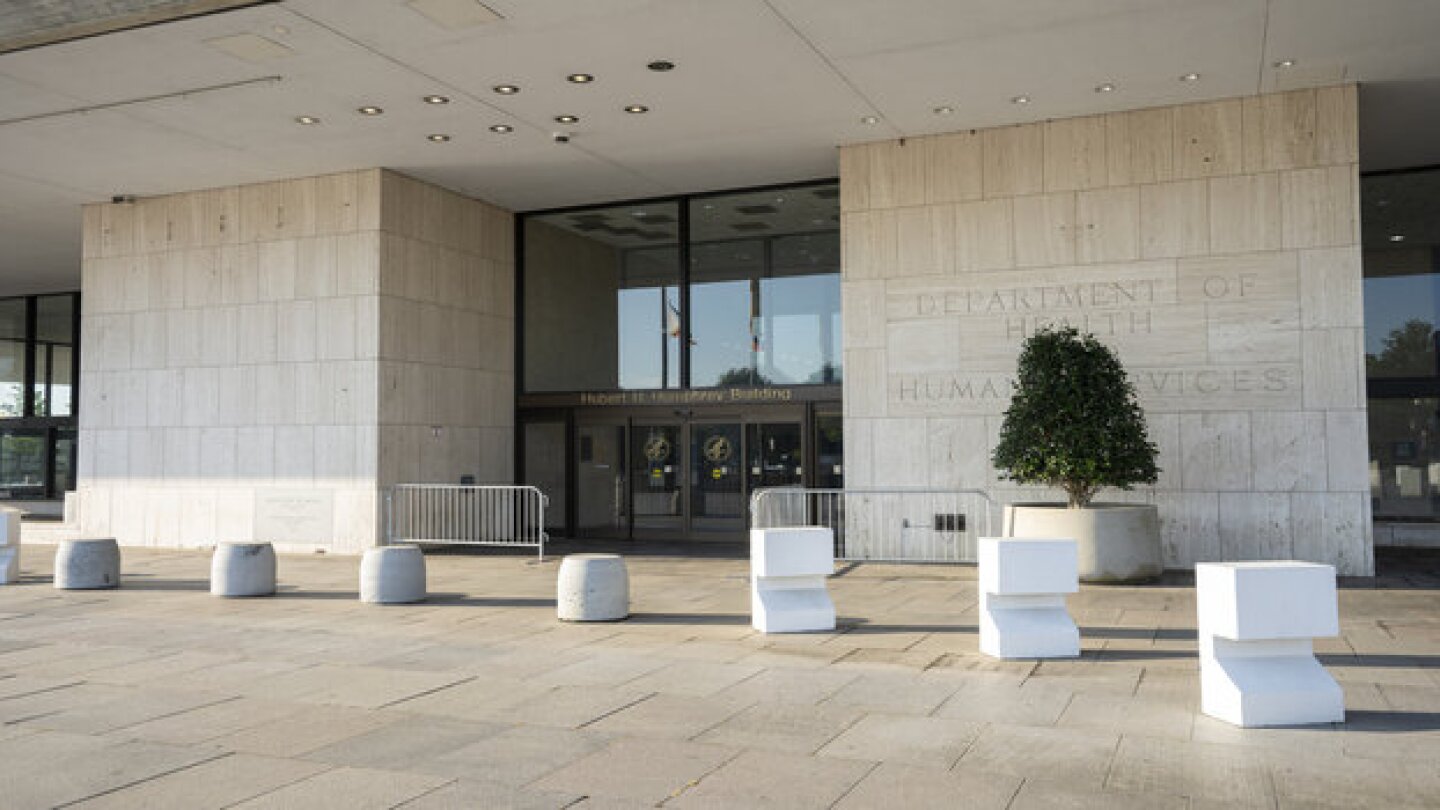 Pictured: Entrance to the U.S. Department of Healt