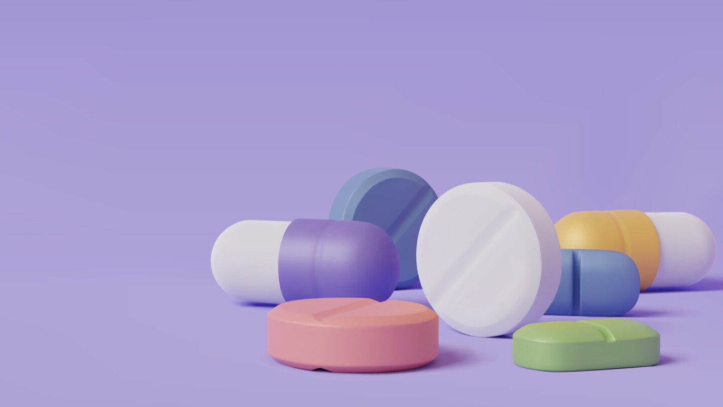 Vector Illustration of pharmacy drug health tablet pharmaceutical, Realistic pills blister pack medical tabs. Eps 10 Vector.