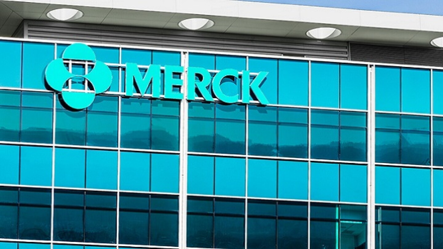 Pictured: Merck building and sign in Silicon Valley