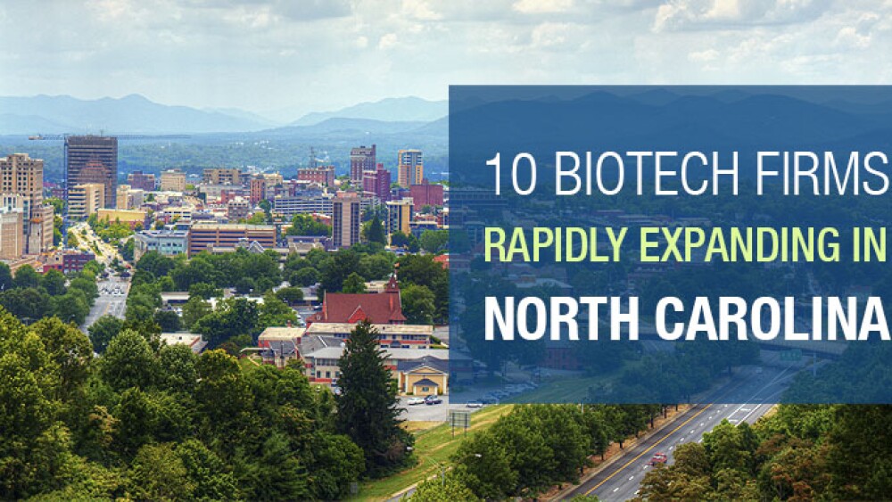 10 Biotech Firms Rapidly Expanding in North Carolina