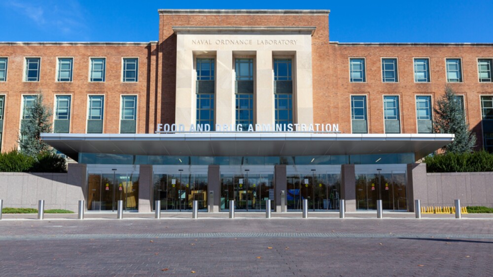Silver Spring, MD, USA 11/10/2020: Exterior view of the headquarters of US Food and Drug Administration (FDA). This federal agency approves medications, vaccines and food additives for human use.