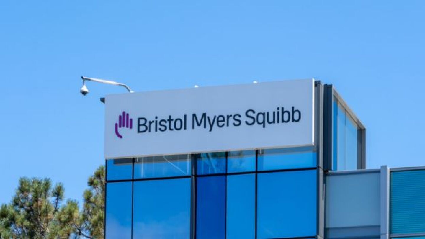 Pictured: BMS sign on a building in San Diego, California/iStock, JHVEPhoto