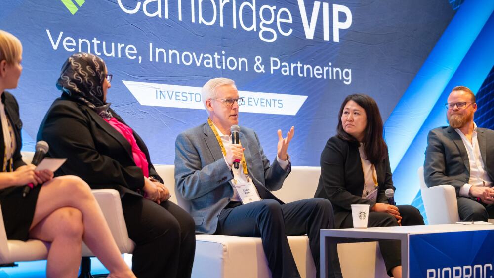 From left to right: Lori Ellis, head of insights at Biospace; Sherrine Eid, global head, real world evidence & epidemiology, SAS Institute, Inc.; Colin Zick, partner, Foley Hoag LLP; Nagisa Sakurai, senior investment manager, Astellas Pharma - Astellas Venture Management; Mike Walker, executive director - life sciences supply chain, Microsoft.