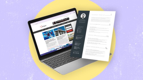 Pictured: Resume and laptop collage/Taylor Tieden