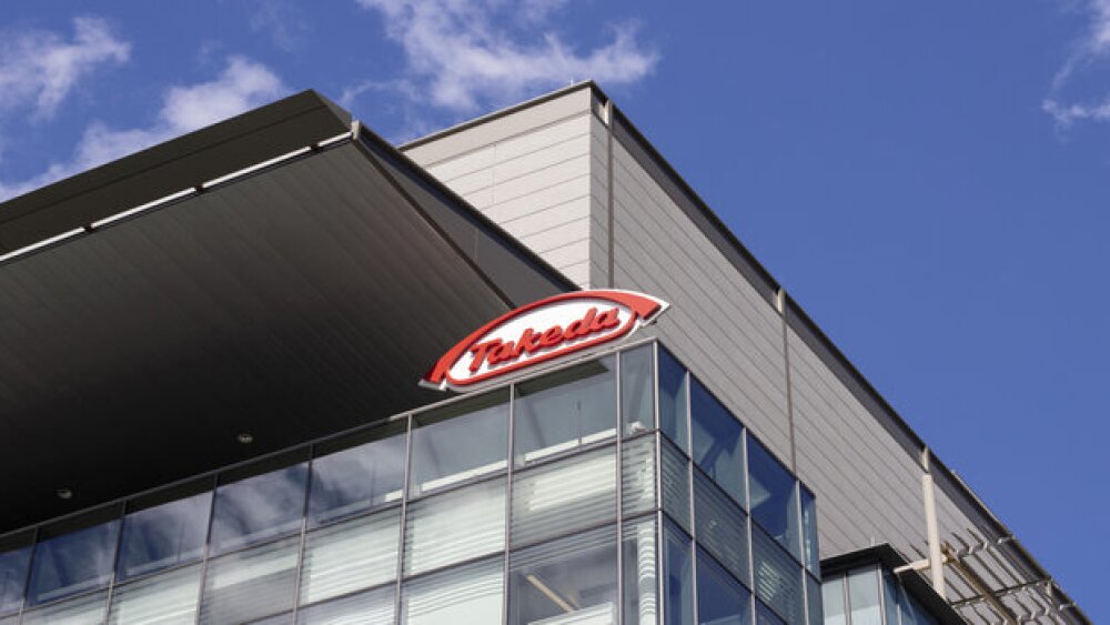 Pictured: Facade of Takeda's office in Massachusetts