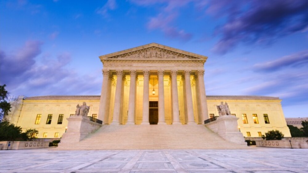 Pictured: The U.S. Supreme Court building in Washi