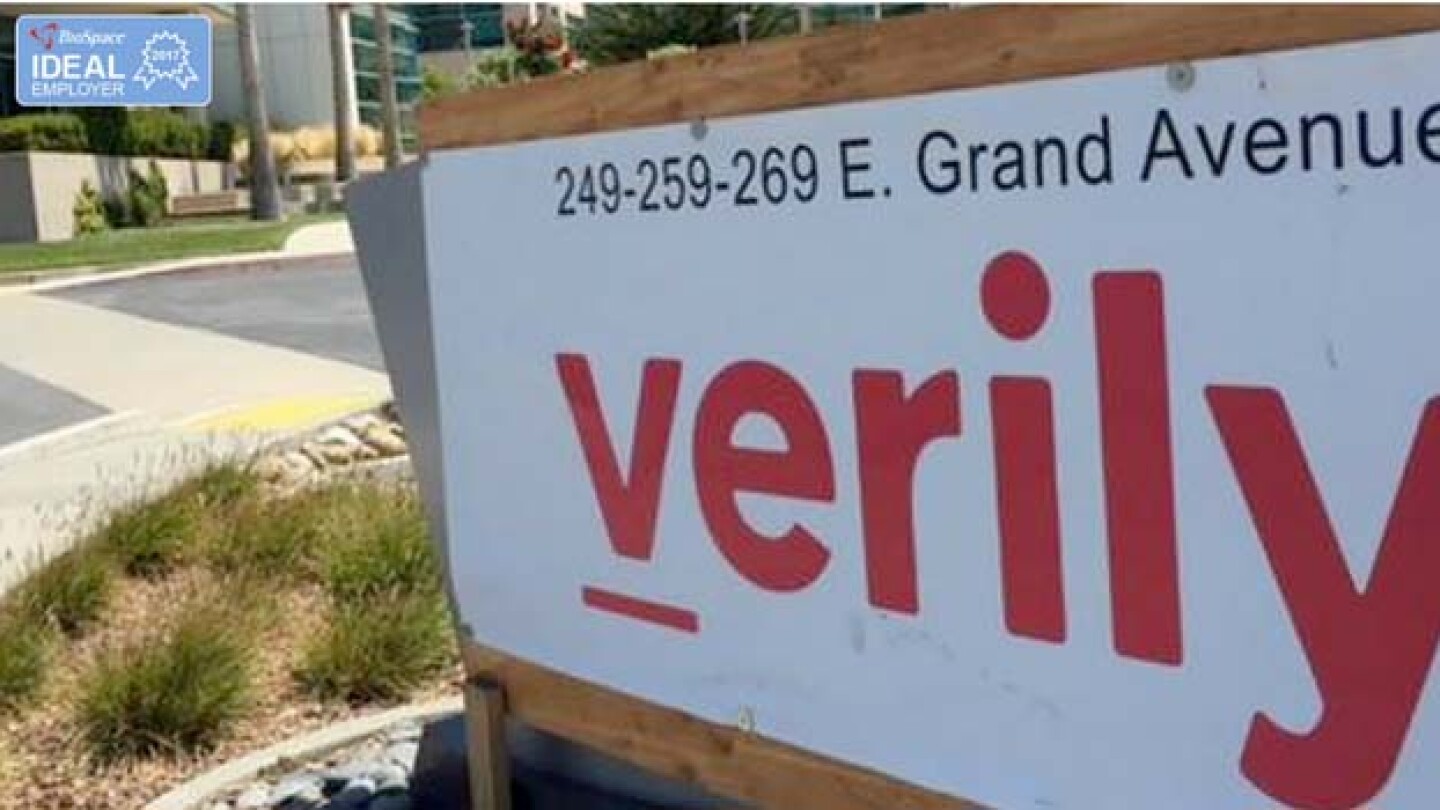 Verily Ranked #1 for Interesting & Meaningful Work