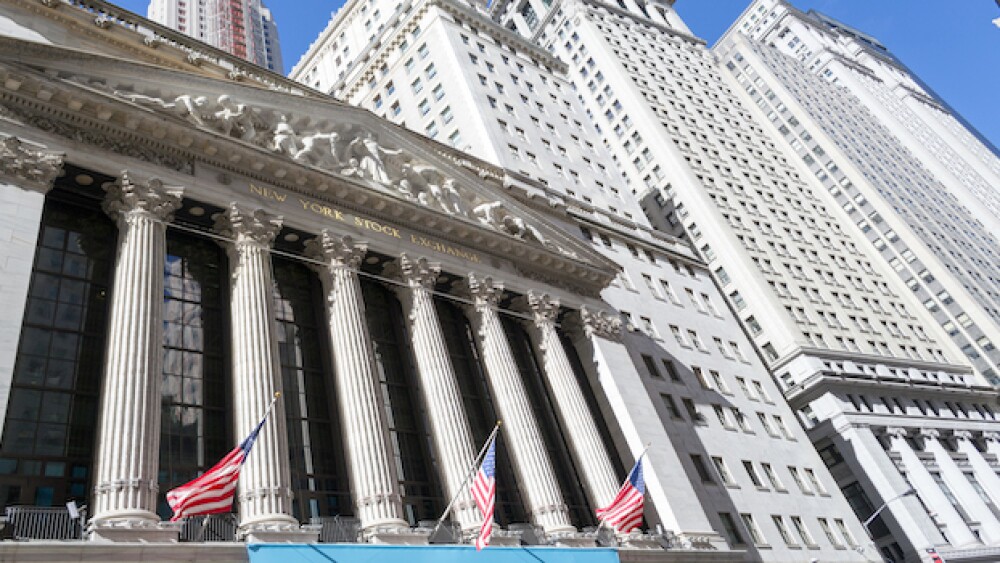 Pictured: New York Stock Exchange building/Courtes