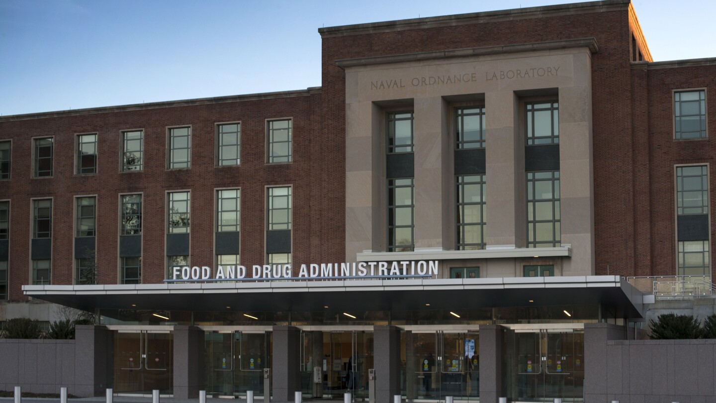 A brick building with the sign Food and Drug Administration on the entrance