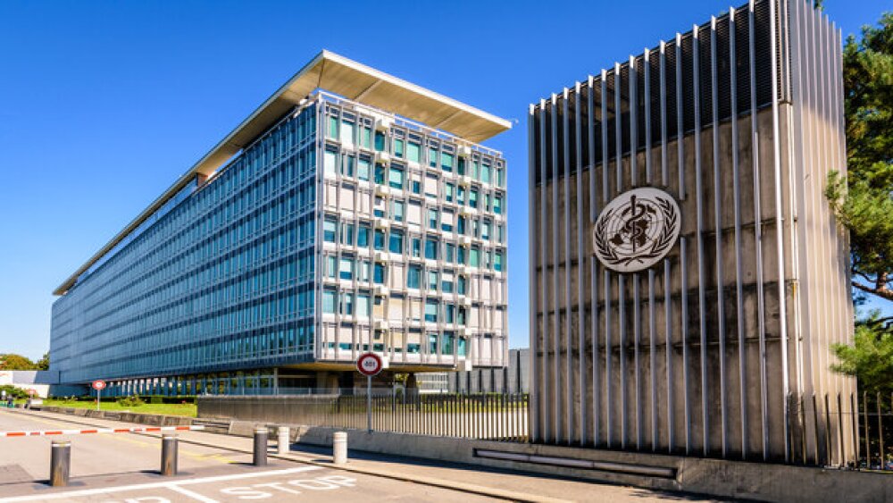 Pictured: WHO headquarters in Geneva, Switzerland/