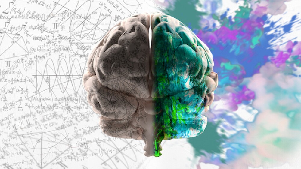 Right and left sides of the brain/iStock, Warrenra