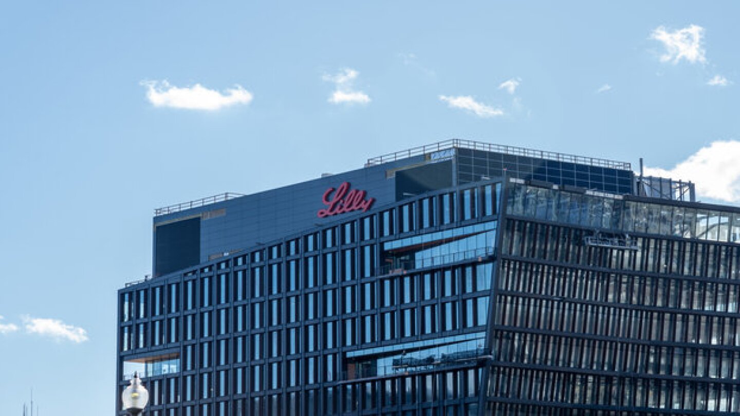 Lilly Institute for Genetic Medicine building in Boston, Ma, USA, on November 11, 2023. Eli Lilly and Company is an American pharmaceutical company.