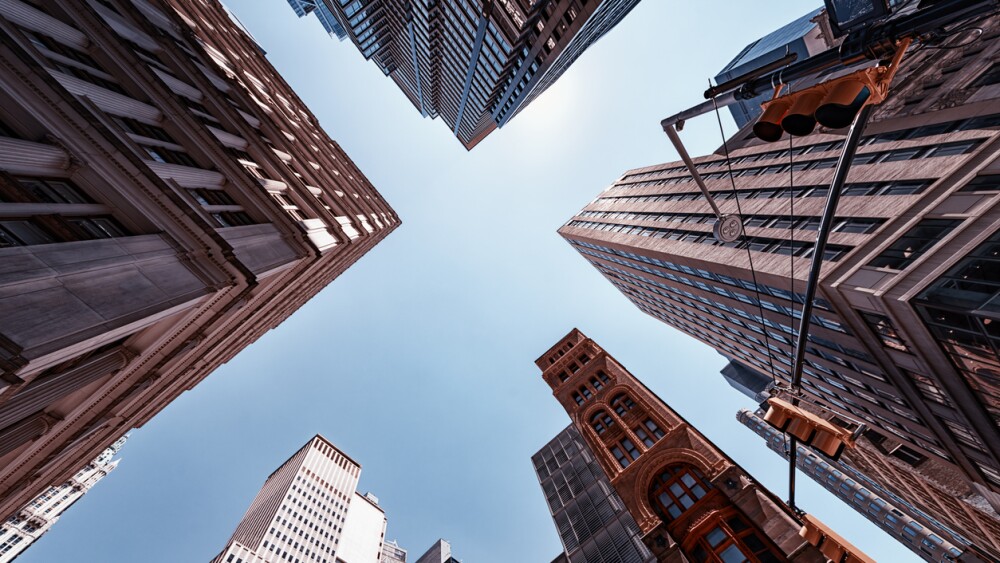 The skyline of New York City